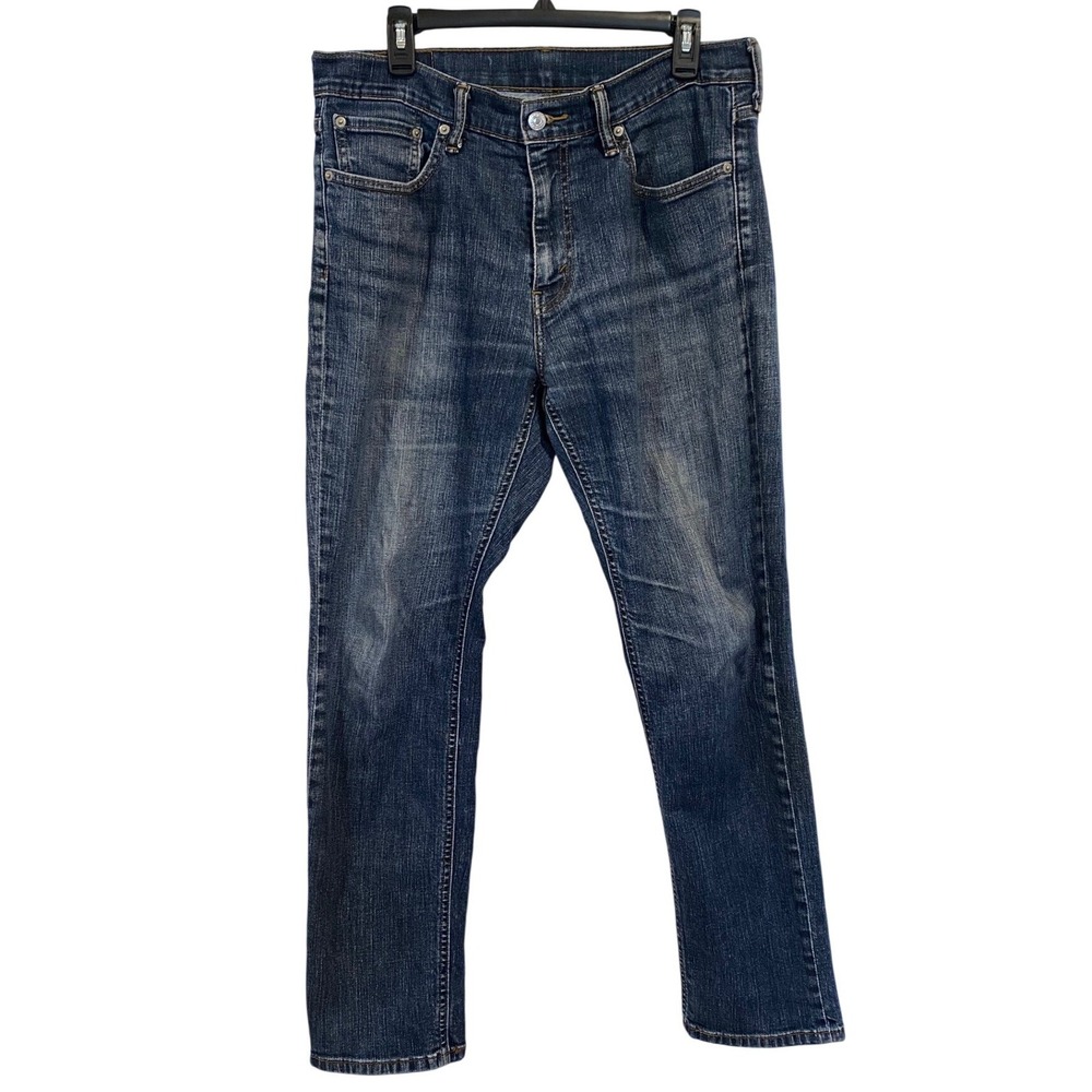 Levis 541 Athletic Taper Mens Jeans Dark Wash Blue W32 L30 Denim Pants READ